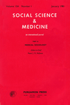 Go to journal home page - Social Science & Medicine. Part A Medical Psychology & Medical Sociology